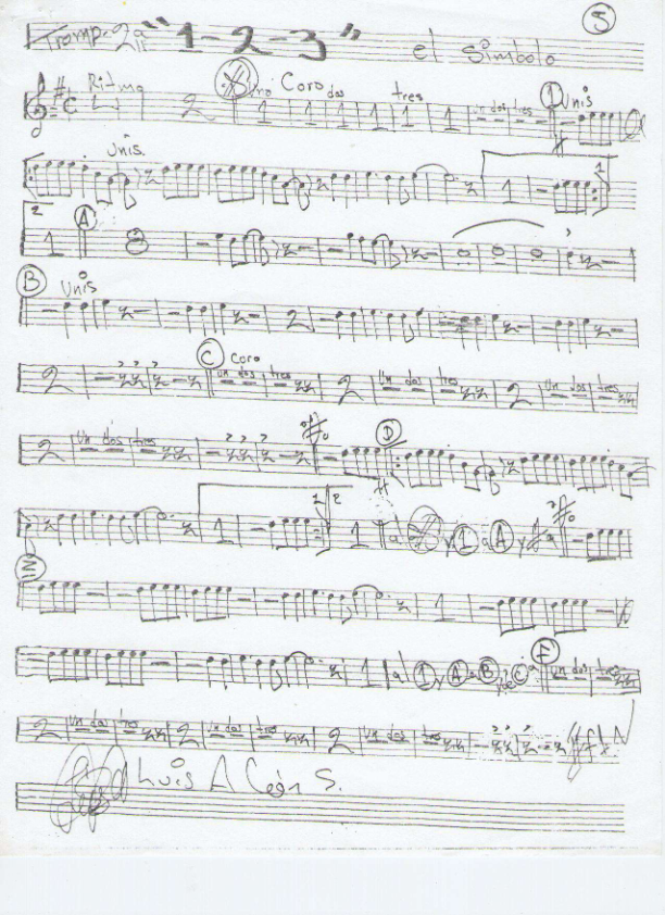 La imagen puede contener una previsualizacion de una partitura